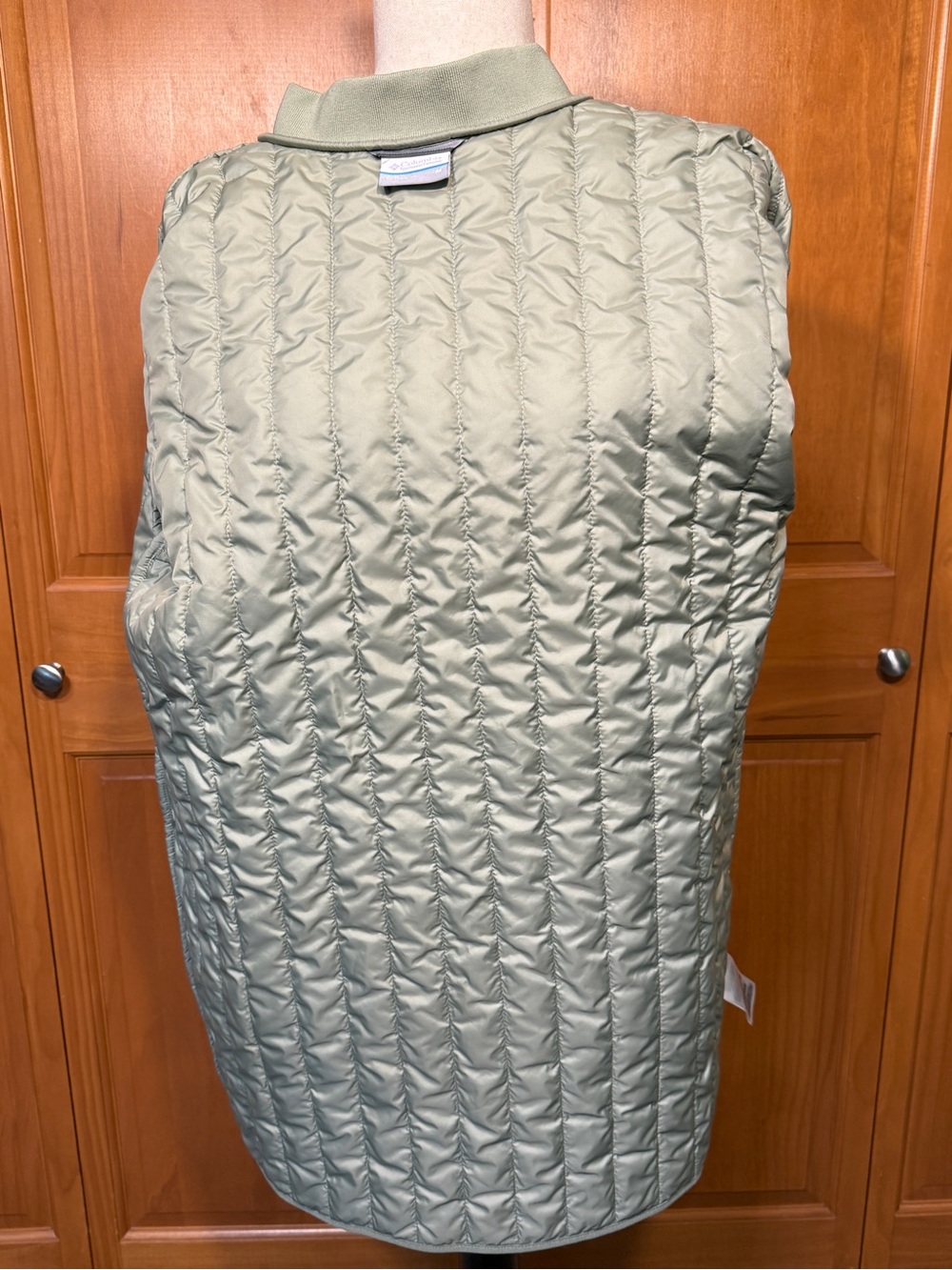 Columbia Peony Park Green Quilted Overshirt Puffer Jacket - Picture 8 of 13